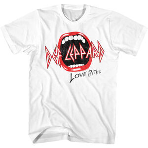 Distressed Love Bites Def Leppard Tshirt